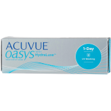Image of Контактные линзы Acuvue Oasys 1-Day with Hydraluxe <p>Новые однодневные cиликон-гидрогелевые контактные линзы <strong>ACUVUE OASYS®1 Day</strong> с технологией <strong>HydraLuxe</strong> имеют инновационный дизайн с улучшенной сетью слезных молек